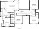Floor plan of the third floor, showing layout of bedrooms, bathrooms, office, and storage at 1730 Millhouse Run, Marietta, GA 30066