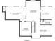 First floor plan featuring kitchen, living room, office, bathroom, Gathering room, pantry, and storage at 1730 Millhouse Run, Marietta, GA 30066