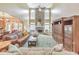 Bright and airy living room with stone fireplace and large windows at 1730 Millhouse Run, Marietta, GA 30066