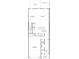 First floor blueprint featuring kitchen, dining, Gathering area, garage, bathroom and entry with porch access at 29 Benscot Dr, Austell, GA 30106