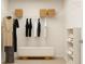 Bright walk-in closet with built-in shelving and drawers to maximize storage space at 2489 Cotton Ln, Douglasville, GA 30135