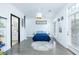 Bright bedroom with polished floors and modern fixtures features access to a private patio at 538 Micayne Cir # 3, Smyrna, GA 30082