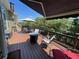 Spacious outdoor deck with wooded views, ideal for relaxation and entertaining at 140 Puckett Creek Dr, Canton, GA 30114