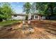 Backyard featuring an outdoor fire pit and patio area at 1759 Kimberly Sw Dr, Marietta, GA 30008