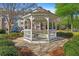 Exterior shot of a beautiful gazebo with an attached bench at 1975 Nocturne Dr # 2303, Alpharetta, GA 30009