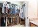 Walk-in closet with ample storage space and organized shelving at 1975 Nocturne Dr # 2303, Alpharetta, GA 30009