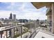 Overlook the beautiful city from your condo balcony with sturdy railing at 860 Peachtree Ne St # 2209, Atlanta, GA 30308