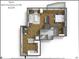 Floorplan of unit 2209 at Spire. The layout shows a spacious open-concept design at 860 Peachtree Ne St # 2209, Atlanta, GA 30308