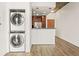 Convenient in-unit laundry area with stackable washer and dryer units at 860 Peachtree Ne St # 2209, Atlanta, GA 30308
