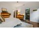 Comfortable bedroom with wood floors and a walk-in closet for ample storage space at 1635 Briarcliff Rd # 8, Atlanta, GA 30306