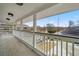Balcony with white railings, views of the city and clear blue sky at 852 Washington Sw St, Atlanta, GA 30315