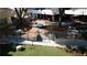 Exterior shot of a courtyard with tables, chairs, landscaping, and walkways at 11 Perimeter E Ctr # 1203, Dunwoody, GA 30346