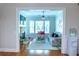Bright and airy living room with large windows and an elegant fireplace at 11 Perimeter E Ctr # 1203, Dunwoody, GA 30346