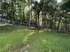 Large, fenced backyard with plenty of green space and mature trees, ideal for outdoor activities at 520 Cranberry Pl, Roswell, GA 30076