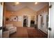 Lobby with tile floors, a rug, seating and community information board at 3024 Orchard Ridge Cir, Duluth, GA 30096