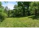 Spacious grassy backyard with tree line at 200 Mcclure Dr, Cumming, GA 30028