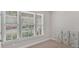 Bright bedroom with large windows, plush carpet, and a calm ambiance at 427 Bluffs View Ln, Canton, GA 30114