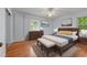 Bright main bedroom featuring a Queen size bed, and neutral decor at 2655 Hayden Dr, East Point, GA 30344