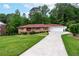 Traditional brick home with a two-car garage, well-manicured lawn, and mature landscaping at 2655 Hayden Dr, East Point, GA 30344