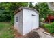 Backyard shed with concrete foundation and walls at 2655 Hayden Dr, East Point, GA 30344