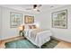 Bright bedroom with hardwood floors, natural light, and neutral paint at 2608 Barge Sw Rd, Atlanta, GA 30331