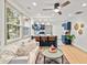 Inviting living space featuring lots of natural light and a cozy kitchen bar at 2608 Barge Sw Rd, Atlanta, GA 30331
