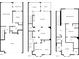 Three story floor plan featuring recreation room, primary bedroom, living room, and kitchen at 1266 Creekside Se Ter, Smyrna, GA 30082