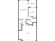 First floor plan featuring garage, recreation room, bedroom, and bathroom at 1266 Creekside Se Ter, Smyrna, GA 30082