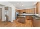 Spacious kitchen with stainless steel appliances, granite counters and central island at 1266 Creekside Se Ter, Smyrna, GA 30082