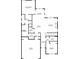 Detailed floor plan showcasing the layout of the home at 1101 Cooks Farm Way, Woodstock, GA 30189