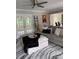 Stylish living room with French doors, modern sectional sofa, and chic decor creating a relaxing atmosphere at 1200 Larson Sw Ln, Marietta, GA 30064