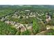 Panoramic aerial shot of residential properties nestled among lush trees, offering serene views in a well-maintained community at 1477 Edenham Ln, Cumming, GA 30041