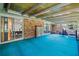 Enclosed patio with brick accent wall and plenty of room for activities at 1728 N Holly Ne Ln, Atlanta, GA 30329