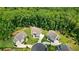 Stunning aerial view of homes surrounded by lush greenery at 2861 Digna Ct, Acworth, GA 30101