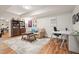 This versatile living space includes a cozy seating area, desk, and bookcase for flexible use at 2861 Digna Ct, Acworth, GA 30101