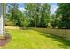 Expansive backyard featuring a new privacy fence, offering a secure and private outdoor space at 1377 Oak Grove Dr, Decatur, GA 30033
