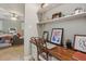 Cozy office nook with desk, shelving, and artistic decor, located just off the bedroom at 194 Locust Nw St, Marietta, GA 30064