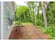 Backyard area featuring a home's exterior and trees at 3514 Willgrove Way, Duluth, GA 30096