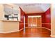 Inviting dining area featuring hardwood floors and a large window at 3082 Monarch Pine Dr, Peachtree Corners, GA 30071