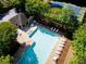 View of the Community Pool, tennis court, and pool house at 3082 Monarch Pine Dr, Peachtree Corners, GA 30071