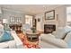 Inviting living room with a decorative fireplace, comfortable seating, and elegant decor at 4476 Paces Battle Nw, Atlanta, GA 30327
