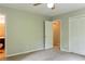 Spacious main bedroom with a closet and bathroom entry at 147 Harris Loop, Dallas, GA 30157
