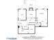 Basement level floor plan with recreation room, bedroom, and garage at 18 Starlight Dr, Cartersville, GA 30121