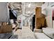 Spacious unfinished basement area with exposed ceiling, storage, and potential for customization at 944 Hardy Cir, Dallas, GA 30157