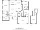 Detailed floor plan showcasing the layout of this 2541 sq ft home with spacious rooms and a convenient garage at 1162 Apalachee Run Trl, Dacula, GA 30019