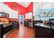 Modern kitchen featuring stainless steel appliances and granite countertops at 1162 Apalachee Run Trl, Dacula, GA 30019