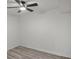 Bedroom with ceiling fan and hardwood floors at 1253 Willow Dr, Riverdale, GA 30296