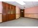 View of the unfinished basement with storage closet at 3549 Dogwood Dr, Powder Springs, GA 30127