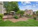 Beautiful backyard featuring a deck and privacy fence at 840 Yosemite Dr, Suwanee, GA 30024