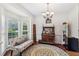 Bright dining room featuring a decorative rug and vintage furniture at 840 Yosemite Dr, Suwanee, GA 30024